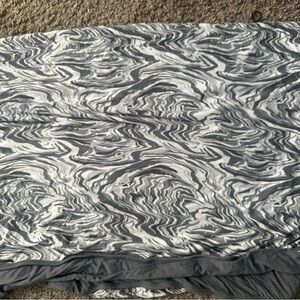 Little sleepies cloud blanket marble grey